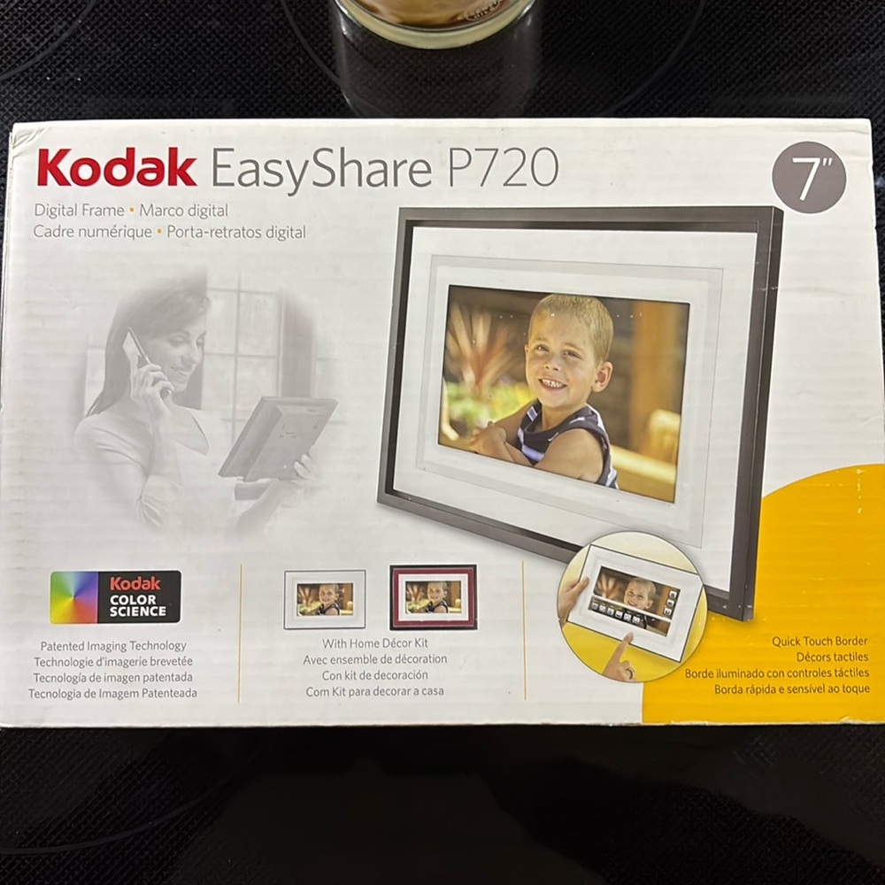 Kodak EasyShare P720, never opened digital frame